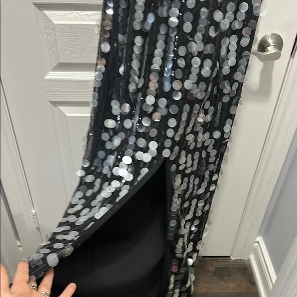 Lulus Black Sequin Maxi Dress - Picture 11 of 13